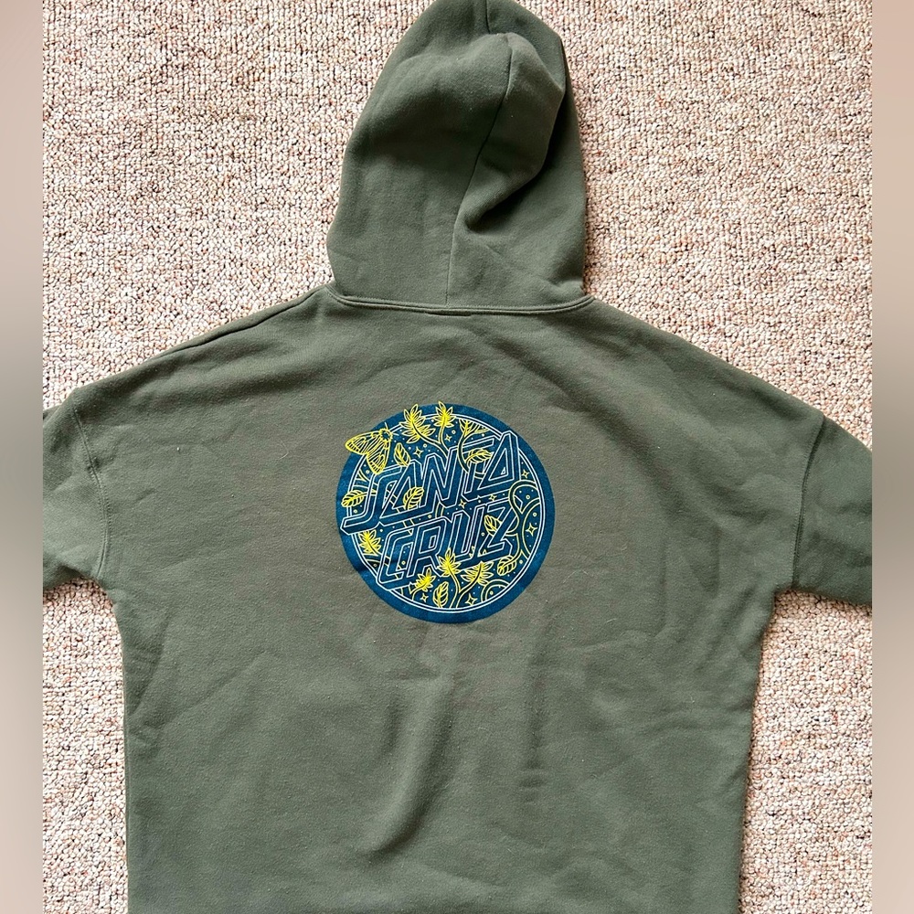 Santa Cruz Green Hoodie